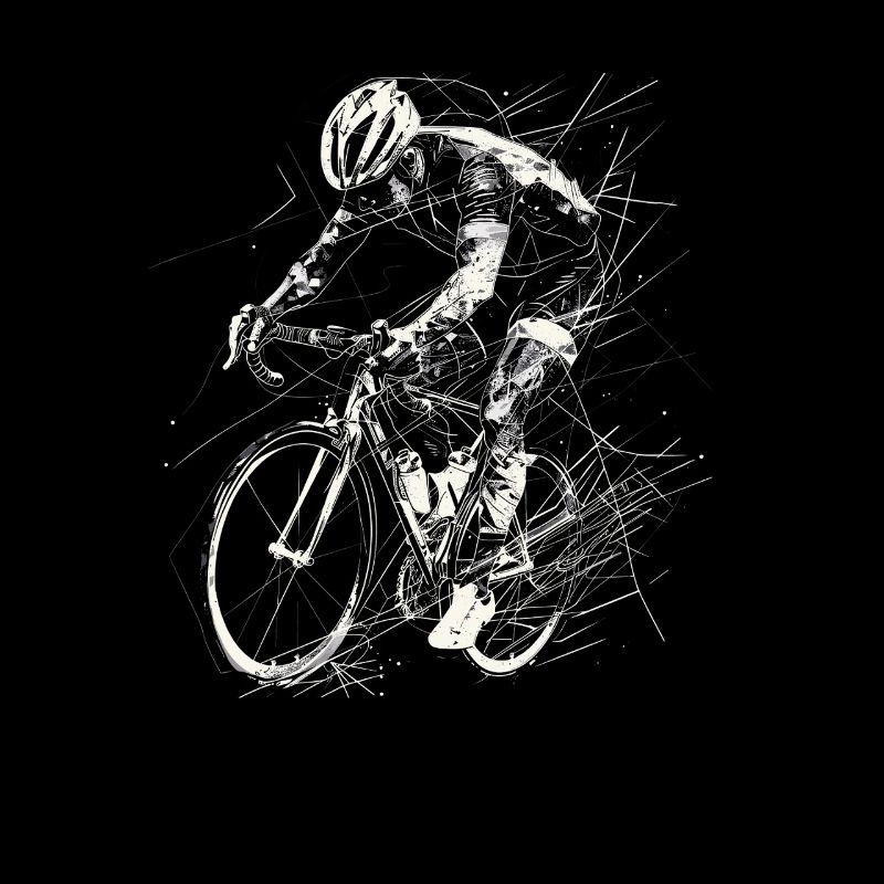 Cyclist Drawing