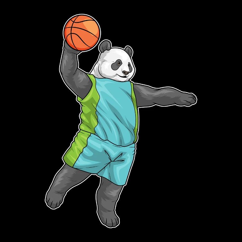 Panda Basketteur Basketteur