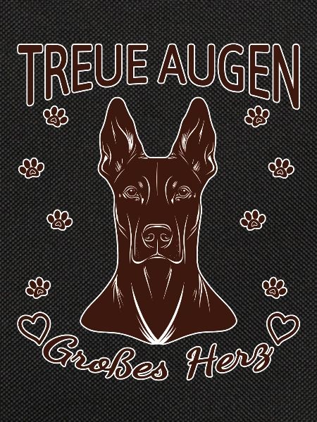 Dobermann Design – Herz & Treue Rust