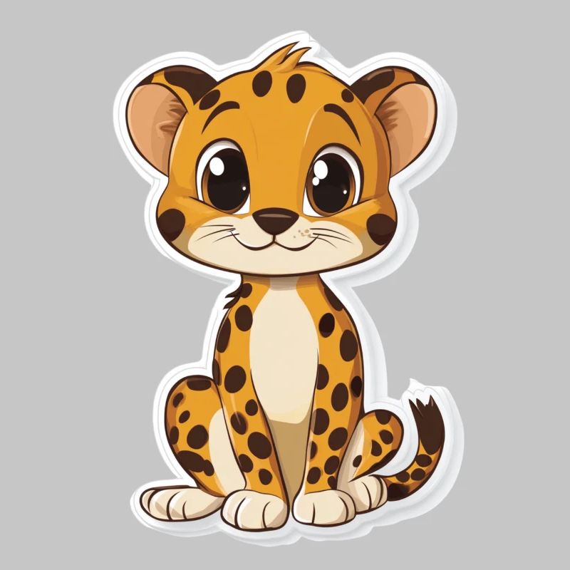 Guépard mignon