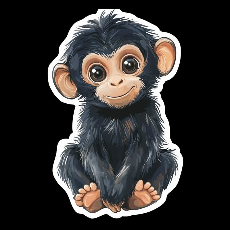 Singe Mignon Singe Cadeau pour les fans de Singe