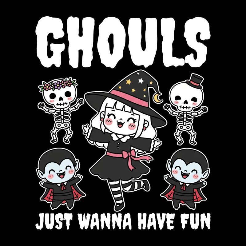 LES GOULES VEULENT JUSTE S’AMUSER - SORCIÈRE HALLOWEEN