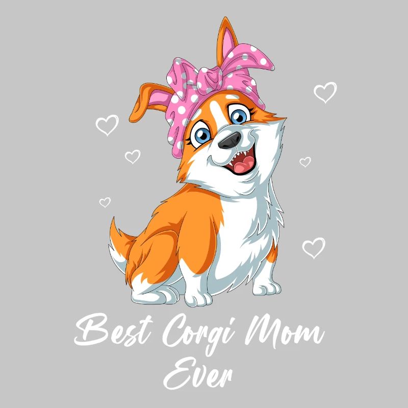 Süße Corgi Mama Statement Muttertagsgeschenk