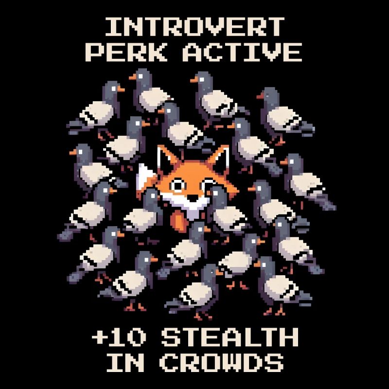 Perk active: +10 Camouflage | Introverted