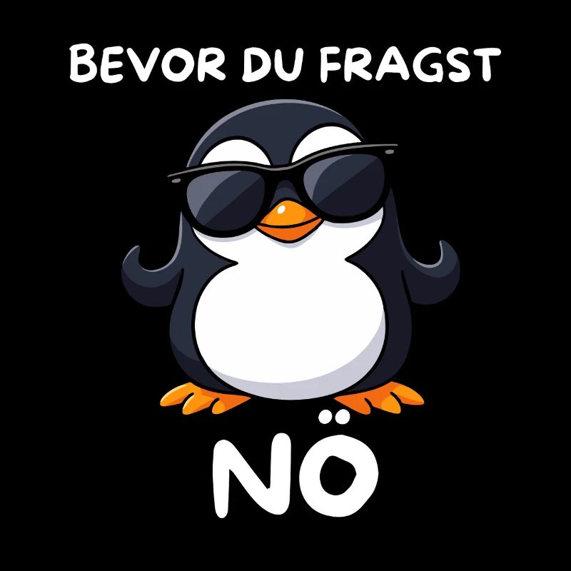Pinguin mit Sonnenbrille NÖ