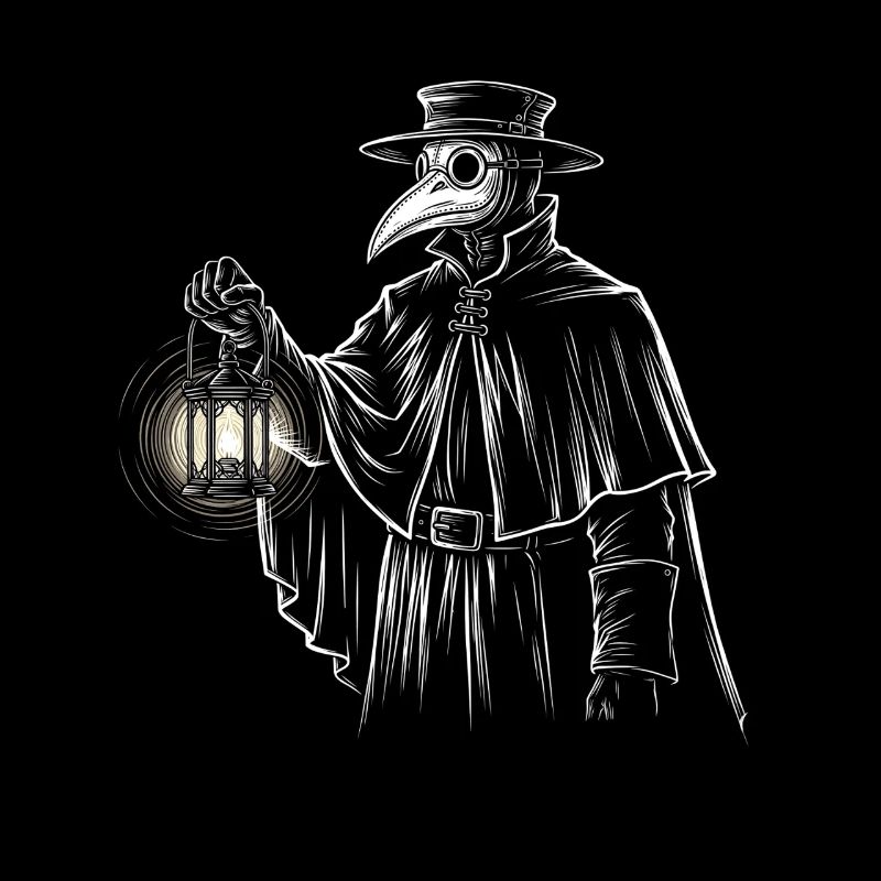 Mystical quack with lantern