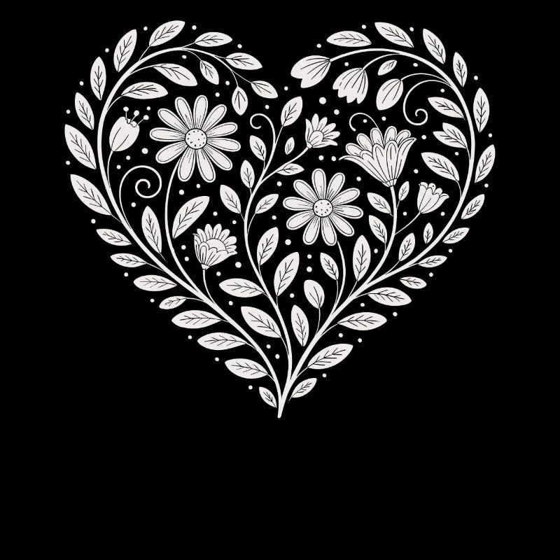 Blumenherz Muster Florist