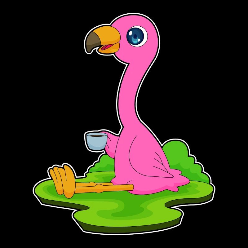 Flamingo Kaffee Tasse