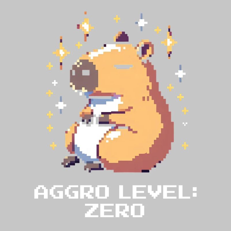 Aggro Level: Zero | Capybara &amp; peace
