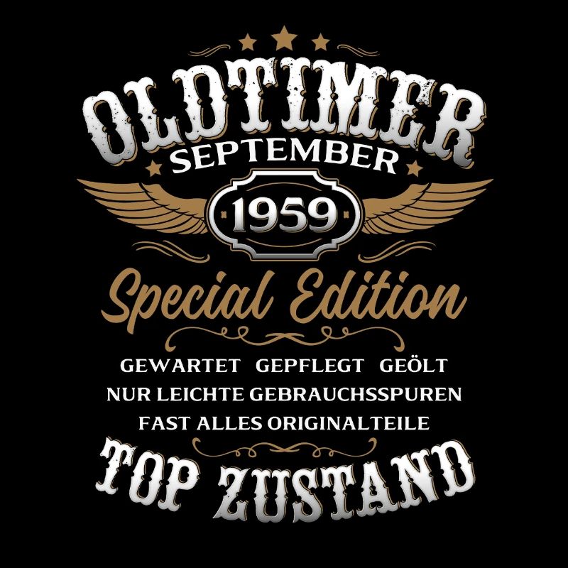 66. Geburtstag Geschenk Oldtimer September 1959