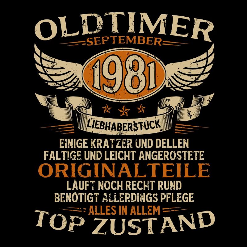 44. Geburtstag Geschenk Oldtimer September 1981