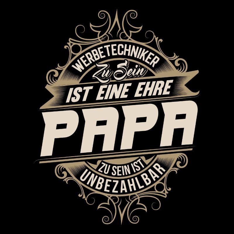Advertising technician dad