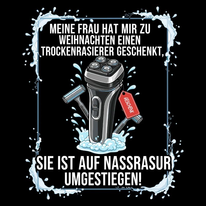 Trockenrasierer-Geschenk