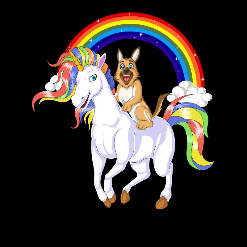 German Shepherd Unicorn