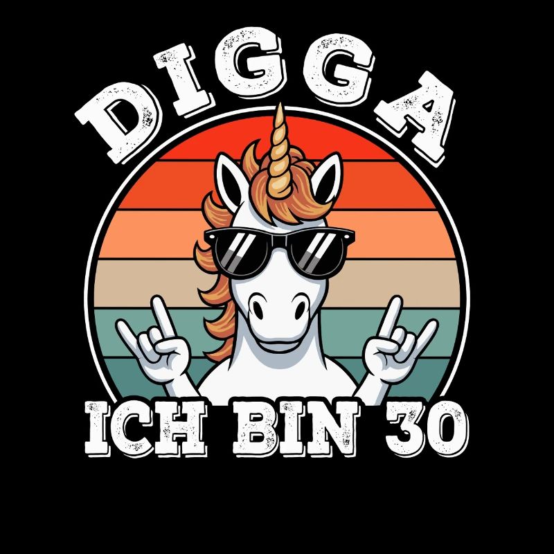 30th Birthday 30s 30th Digga I'm 30 Years Old