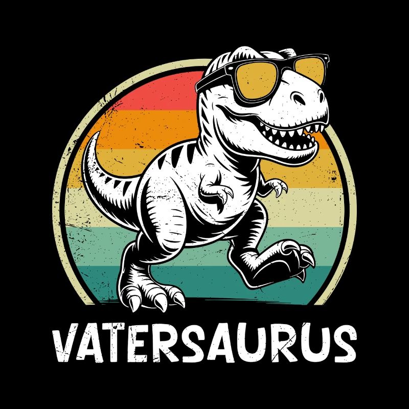 Bald Papa VATERSAURUS Retro Lustiges