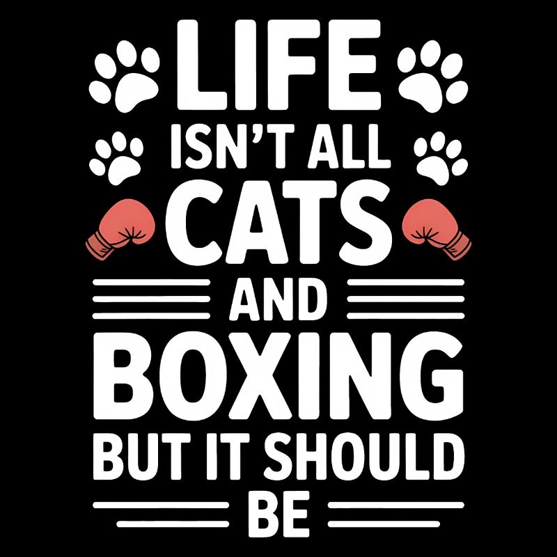 Boxe Dire Chats Boxer Drôle Boxe Cadeau