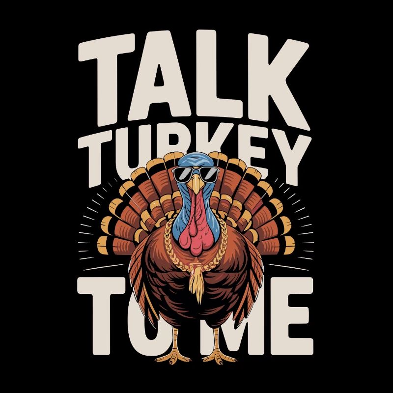 Parlez-moi de la dinde Dicton de Thanksgiving en dinde