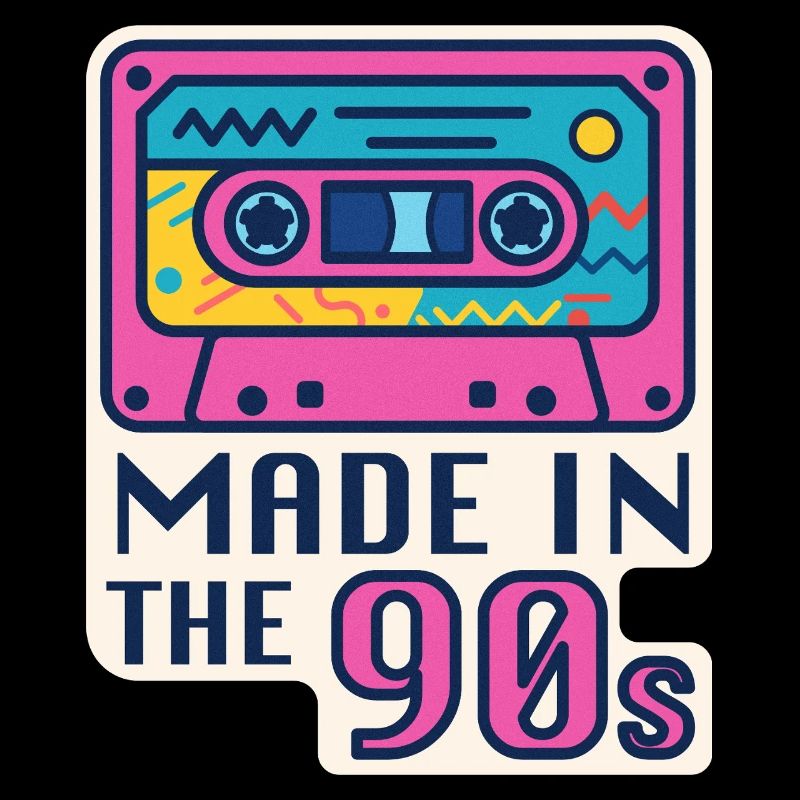 Cassette 90s Nostalgia Design