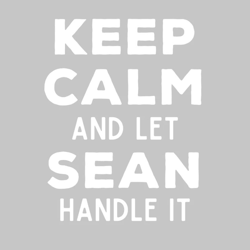 Keep Calm Lass Sean das regeln Lustiger Spruch