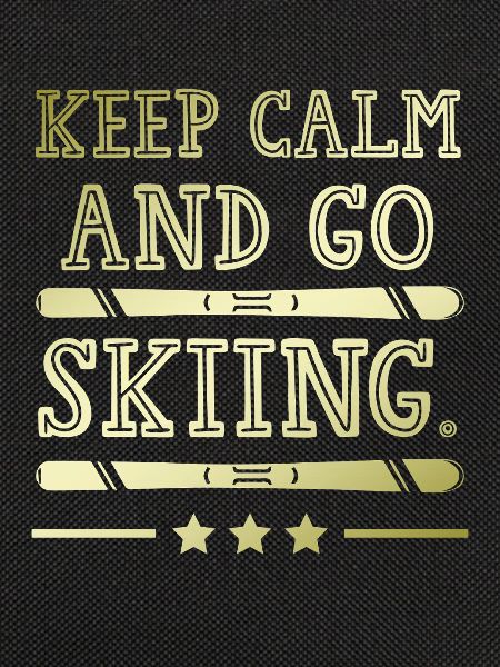 Keep calm ski