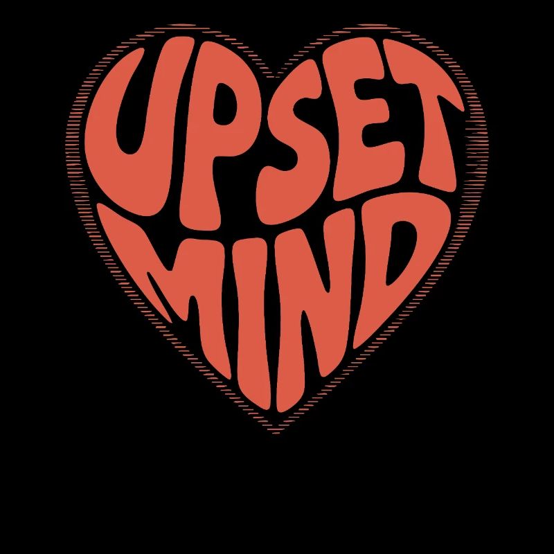 Upset Mind – Retro Herz Design