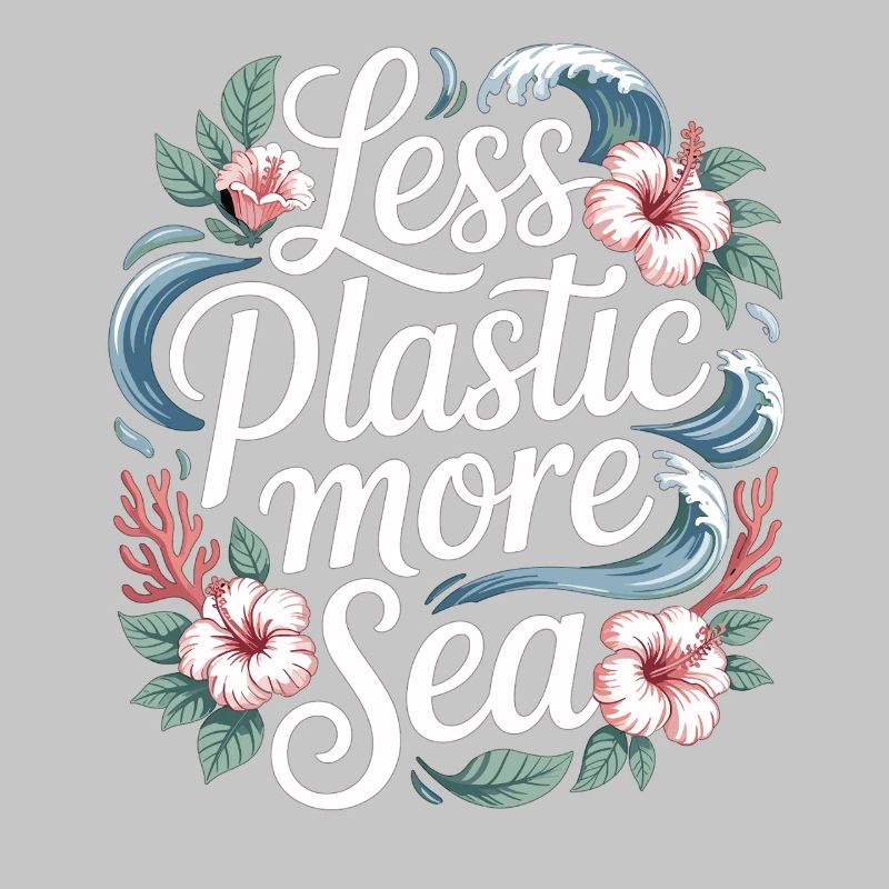 Less Plastic More Sea – Environmental Design Flowers