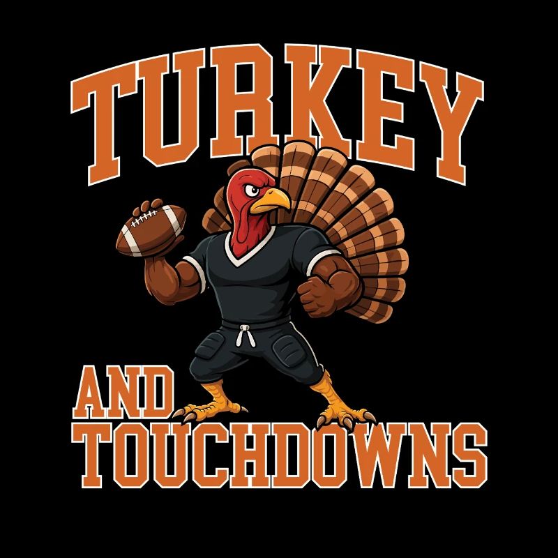 Turkey And Touchdowns Fall Football Feast