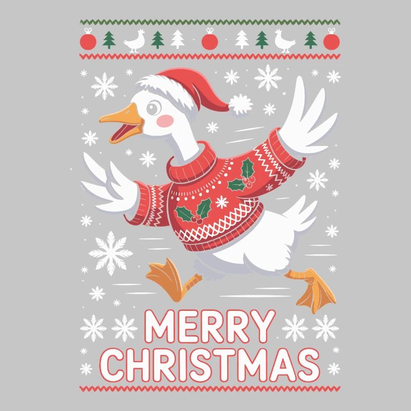 Weihnachtsgans im Pullover