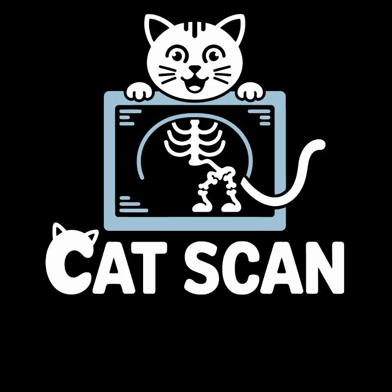 Cat Scan Cat X-ray Graphic