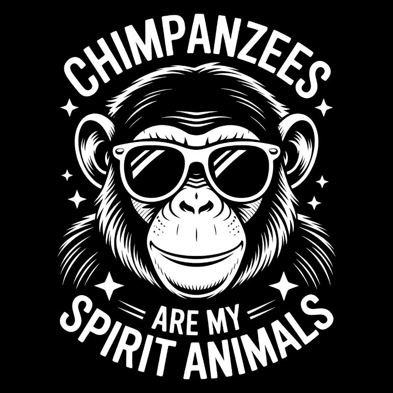 Schimpanse Spruch Affe Lustige Schimpanse Geschenk