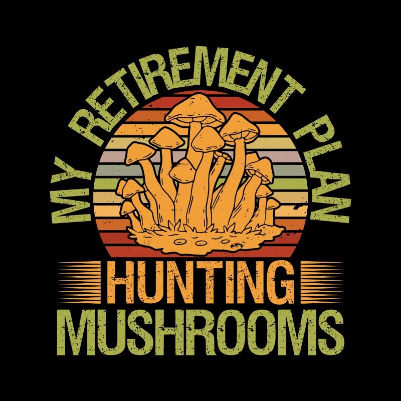 Champignon Cueillette Chasseur Plan de retraite Champignons