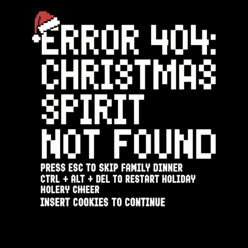 Error 404 Weihnachten – Lustiges Nerd Xmas