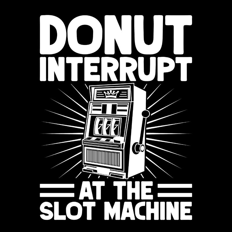 Casino Gambler Donut Interruption à la machine