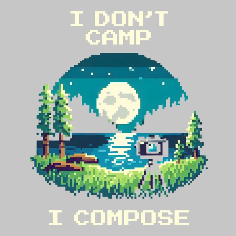 I don't camp, I compose | Composition