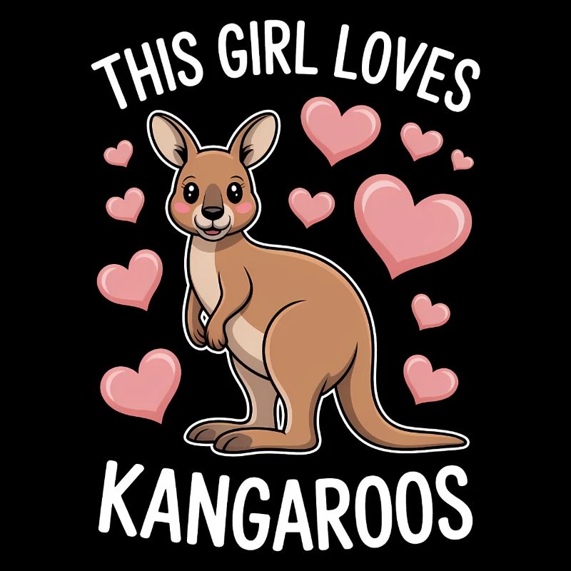 Kangaroo Spruch Mädchen Lustige Kangaroo Geschenk