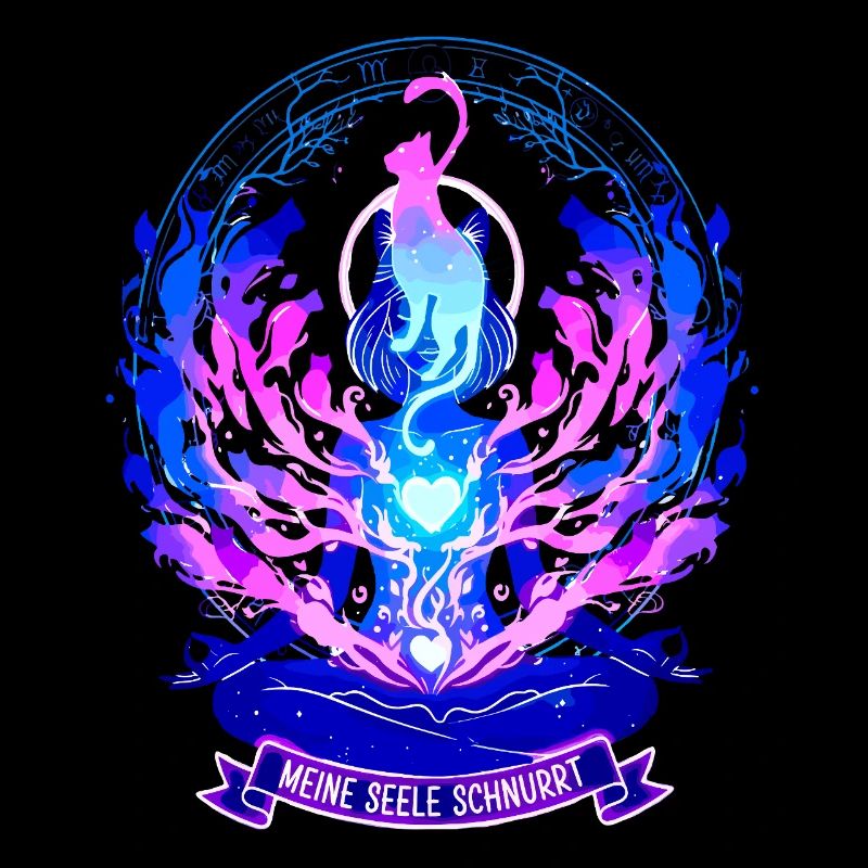 Mon âme ronronne - Déclaration d’aura de chat de yoga