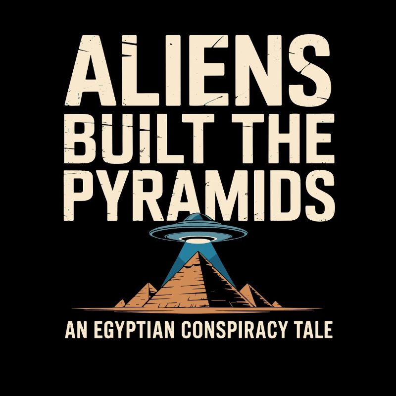 Aliens built the pyramids: an Egyptian pyramid