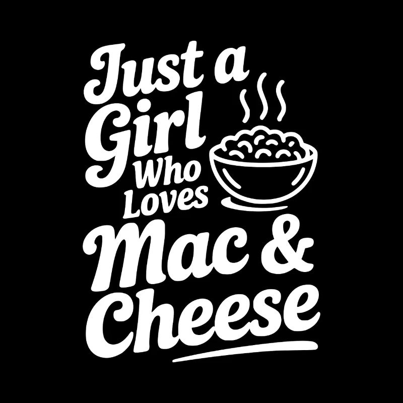 Nur ein Mädchen, das Mac & Cheese liebt