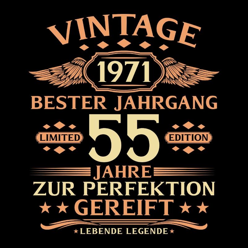 55. Geburtstag Lebende Legende seit 1971