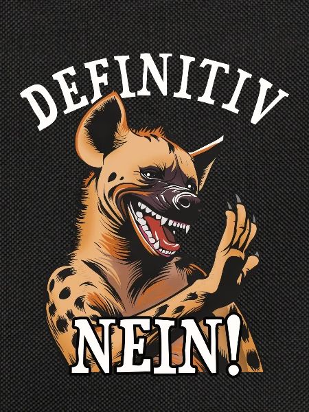 Definitiv Nein: Hyänen Statement