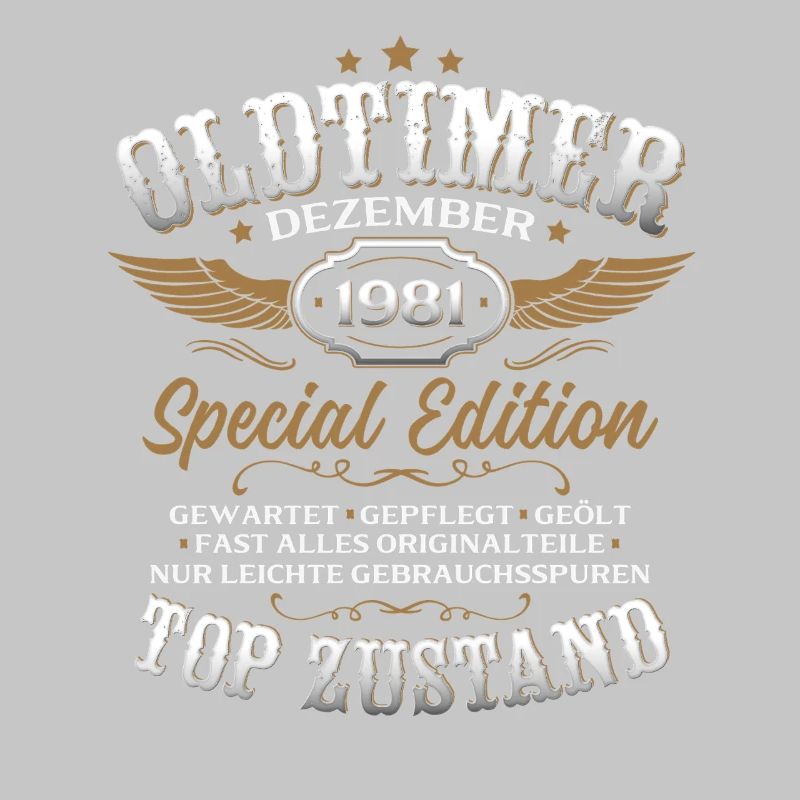44. Geburtstag Geschenk Oldtimer Dezember 1981