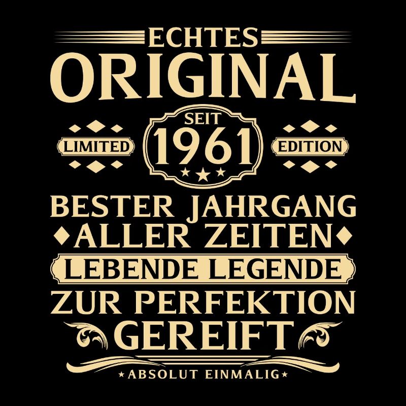 65. Geburtstag Echtes Original seit 1961