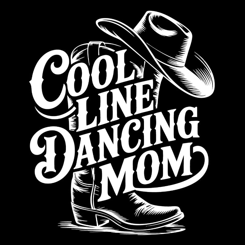 Ligne de danseuse avec maman western Tee