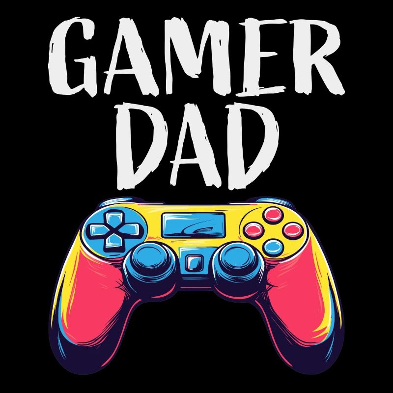 Gamer Dad Controller Grafik