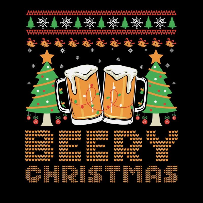 Beery Christmas Pull Moche Noël Bière Joyeux Noël