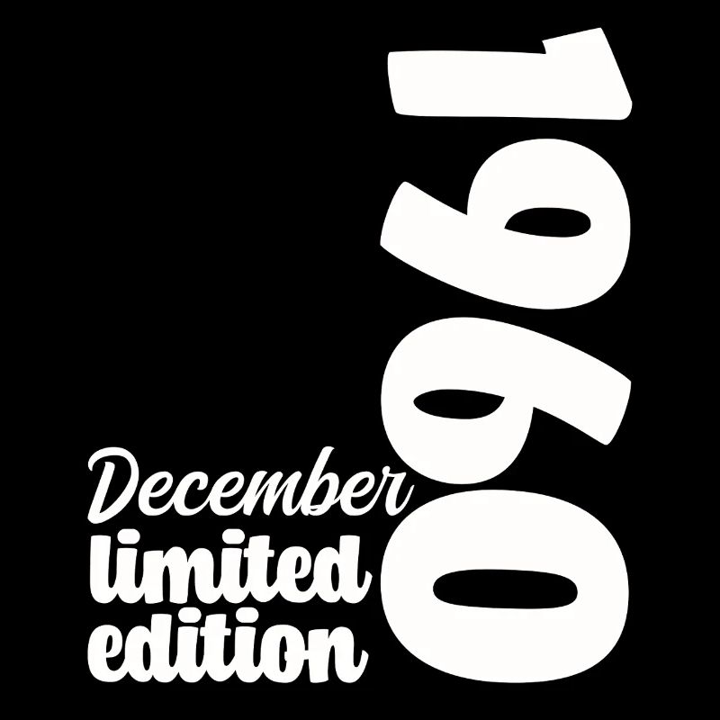 Geburtstag Dezember 1960 Limited Edition Geschenk
