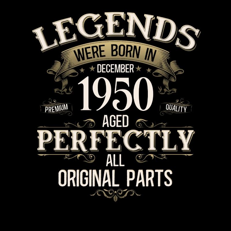 75th Birthday Legend December 1950