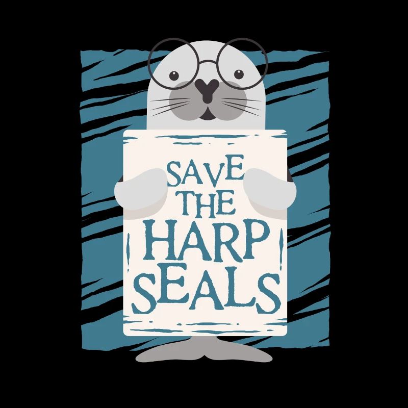 Sattelrobbe Robben Save The Harp Seals