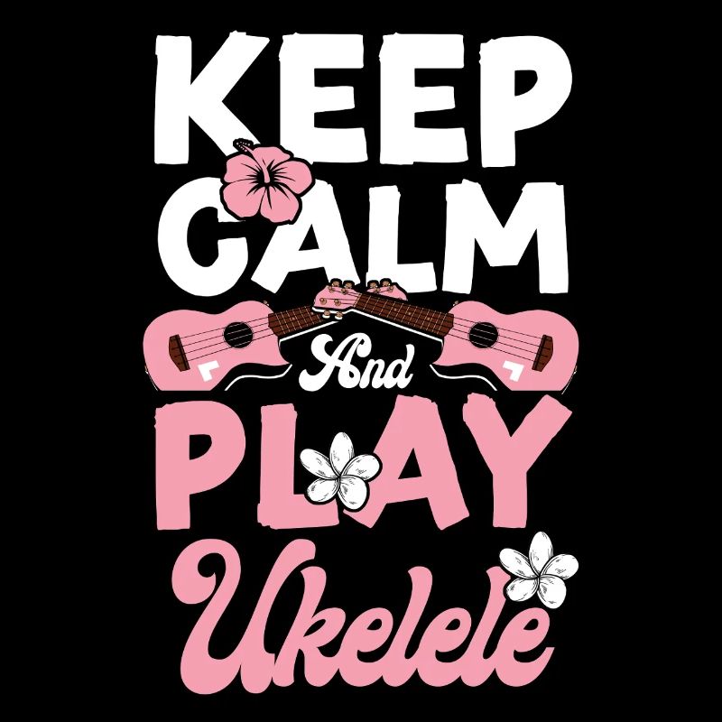 Ukulélé hawaïen ukulélé Keep Calm &